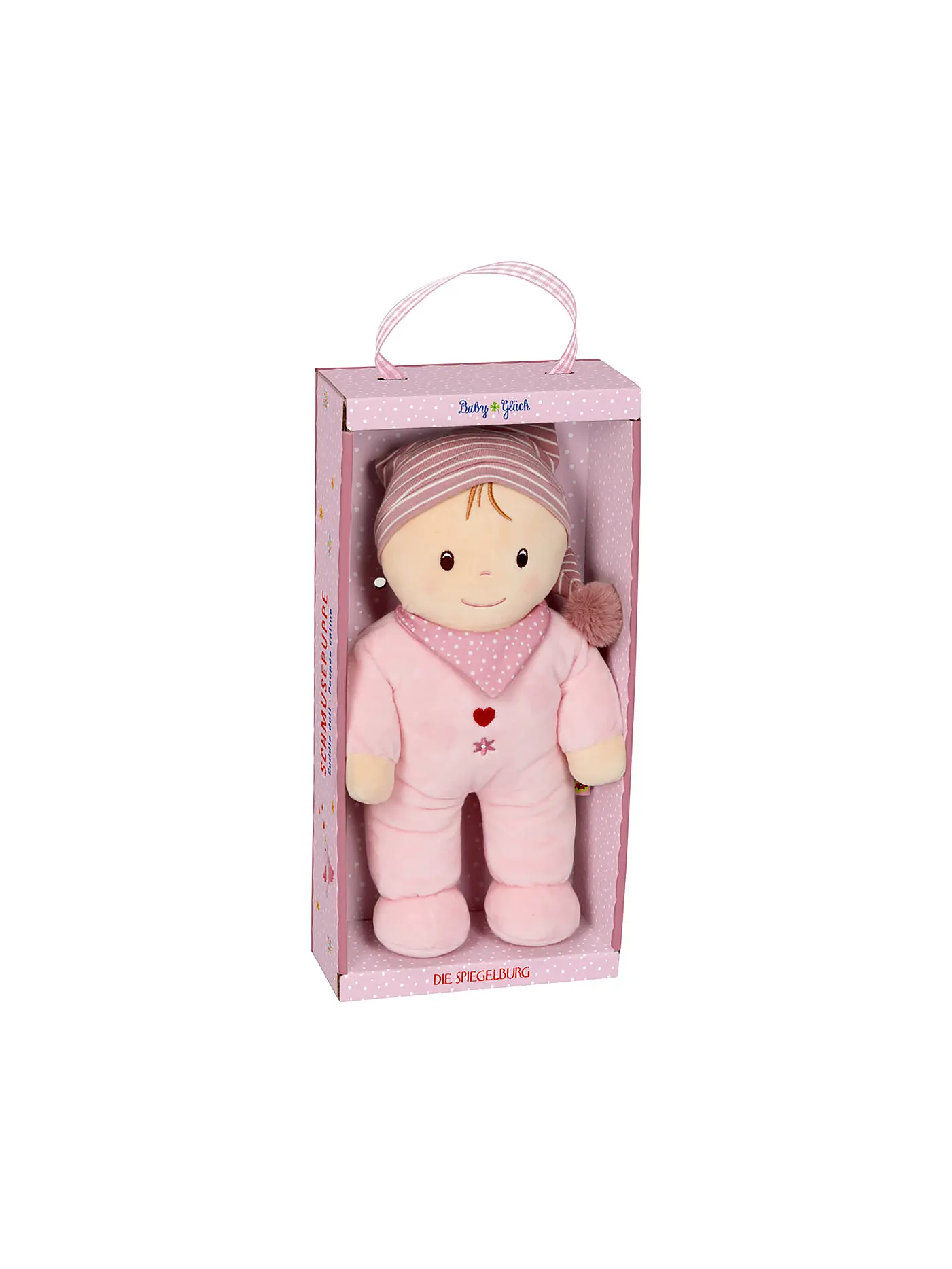 BABY GLÜCK | Kleine Schmusepuppe Rosa | 